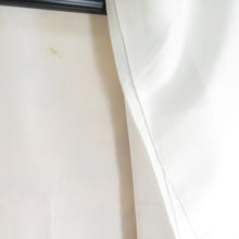 Load image into Gallery viewer, 小紋 冊子に平安風景文様 袷 広衿 茶橙色 正絹 仕立て上がり カジュアル着物 身丈157cm