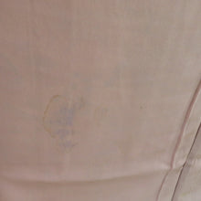 Load image into Gallery viewer, 小紋 冊子に平安風景文様 袷 広衿 茶橙色 正絹 仕立て上がり カジュアル着物 身丈157cm