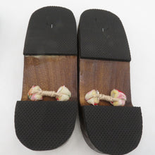 Load image into Gallery viewer, 下駄 浴衣用 桐下駄 3足セット 23.0cm～24.5cm 桜柄鼻緒 レディース カジュアル 女性用履物 夏用