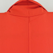 Load image into Gallery viewer, 訪問着 箔 花蝶丸文様 橙色 袷 広衿 正絹 紋なし フォーマル 仕立て上がり着物 身丈164cm