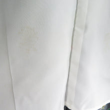 Load image into Gallery viewer, ウール着物 単衣 野花文様 染め柄 紺色 バチ衿 カジュアルきもの 普段着物 仕立て上がり 身丈155cm