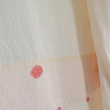 Load image into Gallery viewer, 襦袢 絞り 流水地紋 桃色 正絹 バチ衿 袖無双仕立て 長襦袢 仕立て上がり 女性着物用 身丈125cm