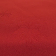 Load image into Gallery viewer, 名古屋帯 正絹 桐地紋 全通柄 九寸帯 赤色 カジュアル 仕立て上がり 着物帯 長さ355cm