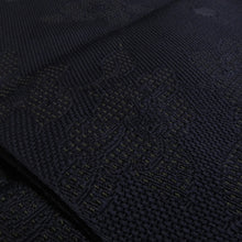 Load image into Gallery viewer, 浴衣帯 2本セット ポリエステル100% パープル x ネイビー 牡丹 椿 袴下帯 半巾帯 細帯 洗える 仕立て上がり 長さ360cm