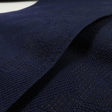 Load image into Gallery viewer, 浴衣帯 2本セット ポリエステル100% パープル x ネイビー 牡丹 椿 袴下帯 半巾帯 細帯 洗える 仕立て上がり 長さ360cm