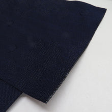 Load image into Gallery viewer, 浴衣帯 2本セット ポリエステル100% パープル x ネイビー 牡丹 椿 袴下帯 半巾帯 細帯 洗える 仕立て上がり 長さ360cm