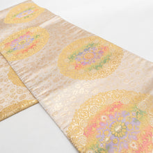 画像をギャラリービューアに読み込む, 袋帯 ベージュ