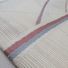 画像をギャラリービューアに読み込む, 名古屋帯 織り柄 芝草文様 グラデーション ベージュ色 正絹 九寸なごや帯 六通柄 カジュアル 仕立て上がり 着物帯 長さ368cm