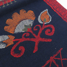 画像をギャラリービューアに読み込む, 名古屋帯 正絹 紬地 異国船柄 八寸帯 紺色 松葉仕立て カジュアル 仕立て上がり 着物帯 長さ350cm