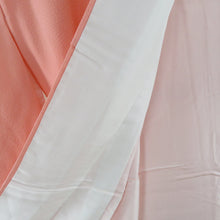 画像をギャラリービューアに読み込む, 色無地 袷 広衿 桃色 付下げ柄 刺繍文様入り 正絹 紋なし 仕立て上がり着物 身丈165cm