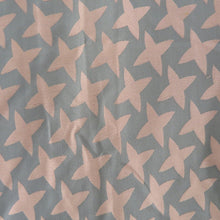 画像をギャラリービューアに読み込む, 道行 アンティーク 十字柄 ちりよけコート 正絹 灰色 桃色 レトロ 着物用 身丈90cm