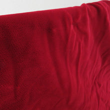 画像をギャラリービューアに読み込む, 着物コート ベルベットコート ポンチョ 赤色 レーヨン 和装コート 日本製 身丈75cm