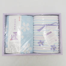 画像をギャラリービューアに読み込む, タオル ブルー