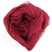 Load image into Gallery viewer, 毛糸 ダイヤパペル 色番304 合計10玉セット 1玉25g巻 約110m　1玉使用有（残23g） 春夏毛糸 レッド系 未使用品