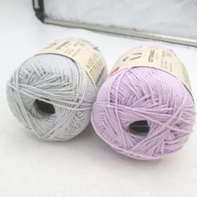 Load image into Gallery viewer, DAISO ダイソー 毛糸 コットナブル 10玉セット 中細 1玉25g 約85ｍ 春夏毛糸 手芸糸 未使用品