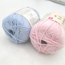 Load image into Gallery viewer, DAISO ダイソー 毛糸 コットナブル 10玉セット 中細 1玉25g 約85ｍ 春夏毛糸 手芸糸 未使用品
