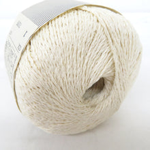 Load image into Gallery viewer, PUPPY パピー毛糸 COMO SiLK コモシルク 11玉 1番色 40g玉巻 約160m シルク ホワイト系 未使用品【中古】