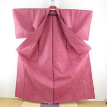 Load image into Gallery viewer, 紬 着物 ピンク
