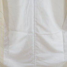 Load image into Gallery viewer, 夏着物 小紋 広衿 薄ベージュ色ｘ黄緑ｘ薄茶色 ススキ模様 居敷当て付き 身丈LLサイズ 薄物 夏用 仕立て上がり 身丈168cm