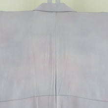 Load image into Gallery viewer, 色無地 単衣 薄紫色 ぼかし色無地 紋無し 広衿 仕立て上がり着物 身丈161.5cm