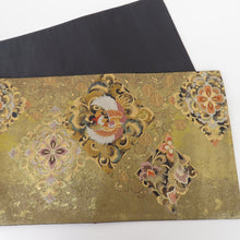 Load image into Gallery viewer, Back Obi Golden Phoenix Gorgeous Foil Six -Wall Pattern Pure Silk Fomal Length 440cm Beautiful goods