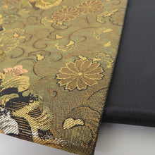 Load image into Gallery viewer, Back Obi Golden Phoenix Gorgeous Foil Six -Wall Pattern Pure Silk Fomal Length 440cm Beautiful goods