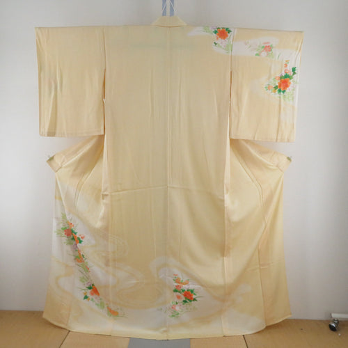 単衣　紬　着物　小紋　フルセット　正絹　バチ衿　O10 単衣着物 - KIMONO OFF キモノオフ