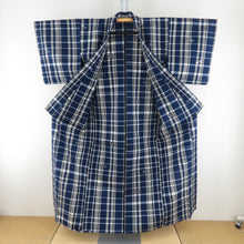 Load image into Gallery viewer, ウール着物 ブルー