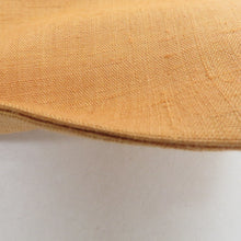 Load image into Gallery viewer, 名古屋帯 スワトー刺繍 お太鼓柄 黄色ｘエンジ色ｘ茶色 地紙文 紬地 正絹 カジュアル 仕立て上がり 長さ357cm