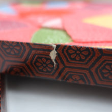 Load image into Gallery viewer, 風呂敷6点 おまとめ セット 刺繍 花 扇子 両面小紋 縮緬 化繊 箱入
