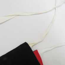 Load image into Gallery viewer, 子供着物 女児用 子ども用 作り帯 結び帯 7歳用 ブラック 花・扇子 刺繍 縮緬 七五三 祝着 晴れ着 舞台衣装 ちりめん