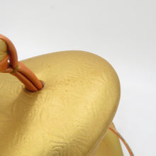 Load image into Gallery viewer, 草履・バッグセット 草履バッグセット ゴールドｘ多色 箔 波模様 フリーサイズ 22cm フォーマル 振袖用