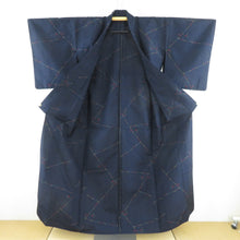 Load image into Gallery viewer, 紬 着物 ネイビー