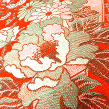 Load image into Gallery viewer, 子供帯 昔帯 花舟 薬玉 女児用