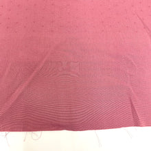 Load image into Gallery viewer, 反物 正絹 小紋反物 伊勢型江戸小紋 麻の葉文様 小豆色 着物生地 未仕立て 和裁練習 着尺 リメイクにも 縮緬