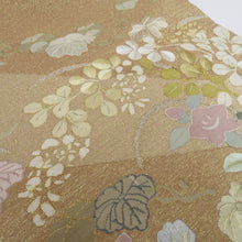 Load image into Gallery viewer, 正絹 袋帯 秋草花 刺繍