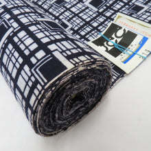 Load image into Gallery viewer, 反物 大特価 メンズ 浴衣反物 2点セット 綿100％ 白×紺 ブルー系 洋服リメイク 生地 未仕立て 男性用 浴衣
