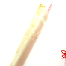 Load image into Gallery viewer, 子供着物 女児用 筥迫セット 7点セット 金色 x黒×多色 5歳前後 草履サイズ18ｃｍ 七五三 結婚式 イベント お祭り はこせこ キッズ