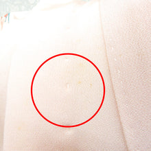 Load image into Gallery viewer, 子供着物 こども着物 ピンク×多色 花かご 女児用 四つ身 子どもきもの リメイク向き 練習用 シミあり 小物づくり用に 難あり