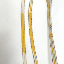 画像をギャラリービューアに読み込む, 帯締め・帯揚げセット 2点セット 帯〆 平組 イエロー系 黄色 正絹 和装小物 カジュアル