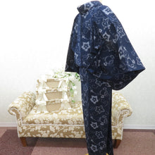 Load image into Gallery viewer, ウール着物 ネイビー