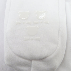 Children tabi White Stretch Tabi 19-20cm Sock Story Bottom Slip Stop KIDS Tekomo Japanese Made in Japan White Kimono Children's Disposal