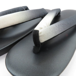 Sandbody urethane sandals black beige x gray whaling nasal long length 24.0cm Ladies footwear urethane sole casual