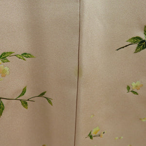 Visiting Sakura Pattern Kinya Kin Azen Writers Salmon Pink Lined Lined Wide Color Crestless Tailor