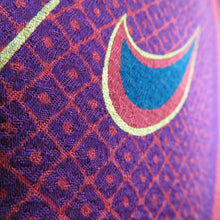 Load image into Gallery viewer, Kimono flowers on kimono flowers Pure silk pure silk lined collar dark pink colored red -purple adult ceremony graduation ceremony formal tailoring kimono 177cm beautiful goods