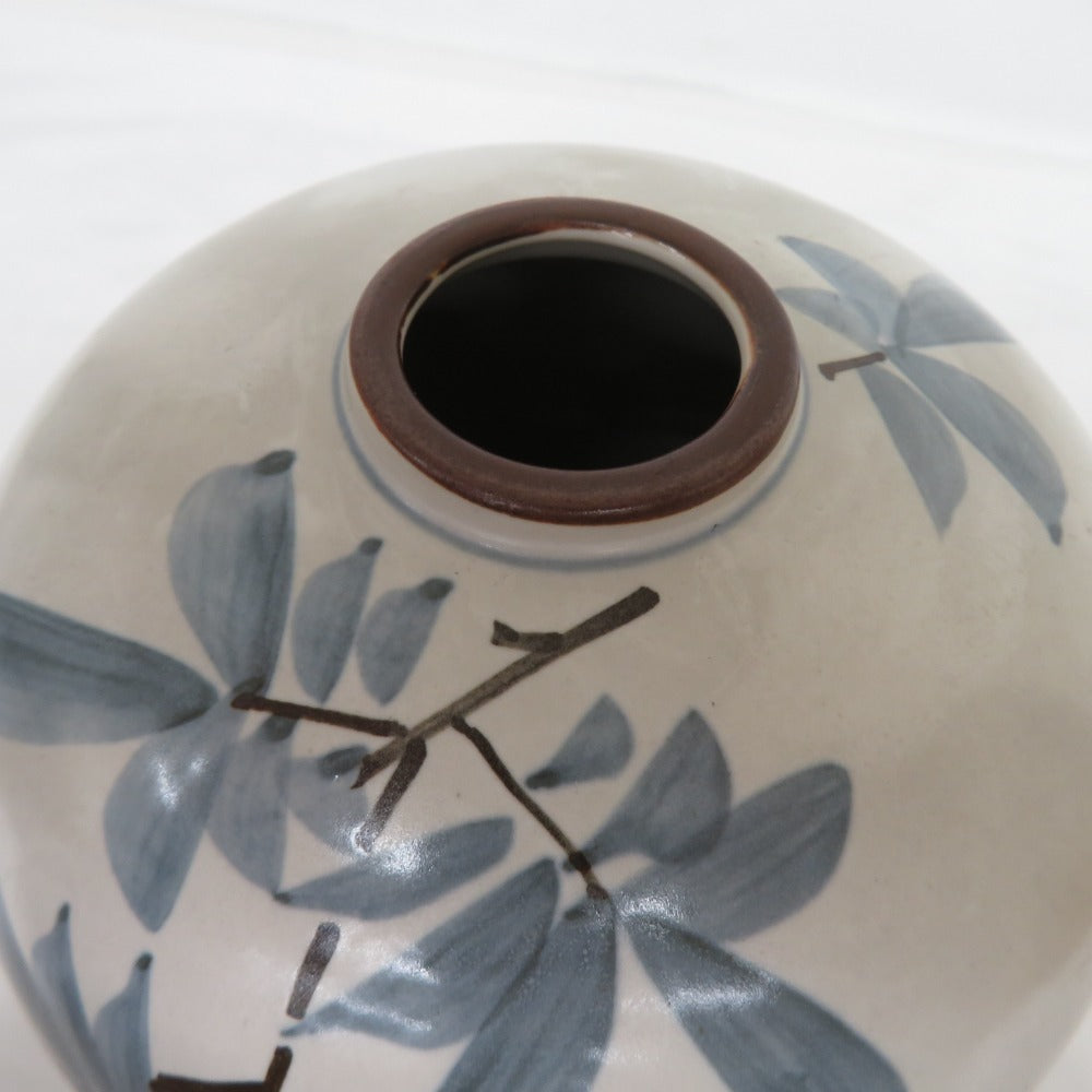 九谷 龍山 花瓶 ざくろ 本体のみ 骨董・民芸品 【キモノオフ野々市若松店】 骨董・民芸品 九谷 龍山 花瓶 ざくろ 本体のみ【中古】 キモノオフ