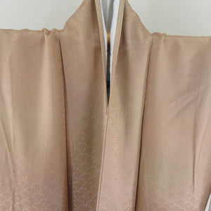 Color Discon Pure Silk Pure Silk Blower Aomi Wan Crest Light Brown Lined Lined Wide Collar Crest No Tailor
