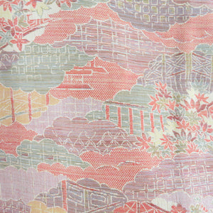 Wool Kimono Single Cloud Clouds Park Woven Pattern Multi Color Bee Collar Casual Kimono Normal Kimono Tailor 156cm