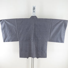 Load image into Gallery viewer, Male kimono Tsumugi ensemble set set, gray gray pure silk men for men men&#39;s tailoring kimono men&#39;s casual height 139cm