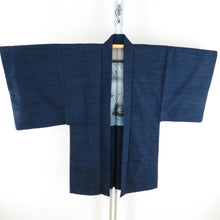 Load image into Gallery viewer, Male kimono pongee ensemble lined navy blue pure silk men for men men&#39;s tailoring kimono men&#39;s goods casual height 146cm